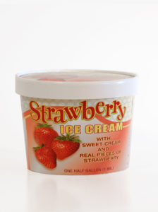 Half Gallon Strawberry Ice Cream